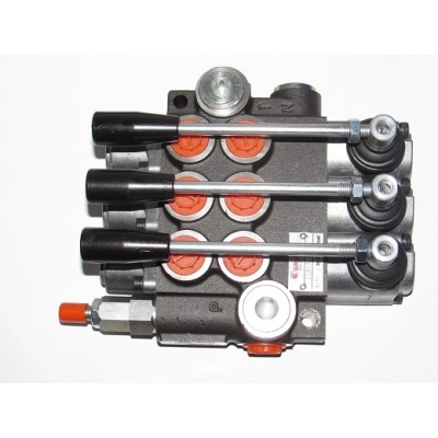 Rozdzielacz hydrauliczny  3 - sekcyjny 40L - przepływ max.
