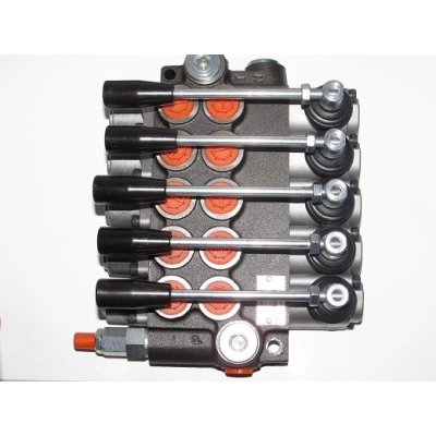 Rozdzielacz hydrauliczny  5 - sekcyjny 40L - przepływ max.