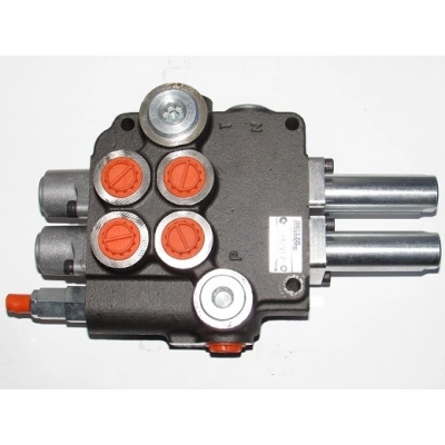 Rozdzielacz hydrauliczny  2 - sekcyjny z kitami 80L - przepływ max.