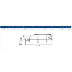 Łacznik górny cetralny KAT. 3/3  KTLAYRH3 4503-36