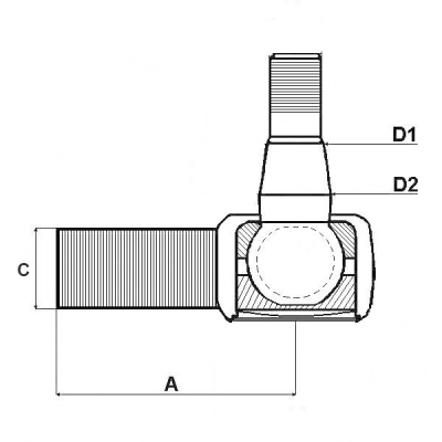 Przegub kulowy RENAULT 7700505602