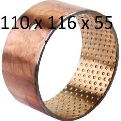 Tulejka zawieszenia osi 3384406m1 MASSEY FERGUSON MF