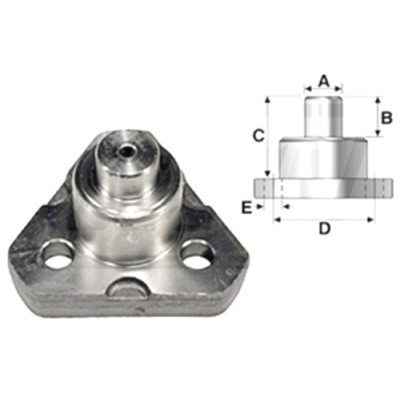 Sworzeń zwrotnicy czop osi przedniej CASE MASSEY FERGUSON CARRARO 3475348M1