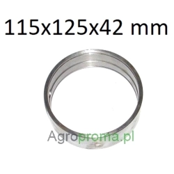 6000103219 Tuleja osi przedniej zawieszenia mostu 115x125x42 RENAULT CASE NEW HOLLAND 9967992, 137700410202 , 6000103313