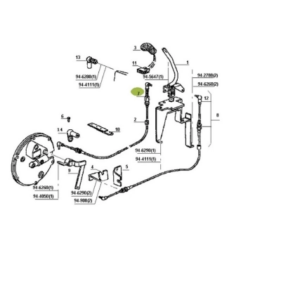 Linka zmiany biegów 7700046451 Renault Claas