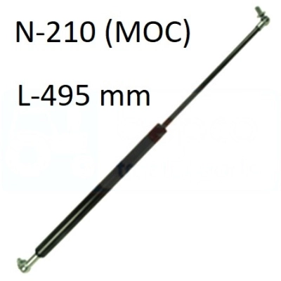 Amortyzator gazowy siłownik TYLNEJ SZYBY F-210N MASSEY FERGUSON 1873903m92