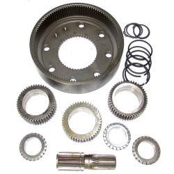 Zestaw zwolnicy przedniej osi ZF APL335 APL 335 CASE FENDT FORD 81319C1 Koło 81325C1 satelita 81320C1 wałek JD10250 łożysko