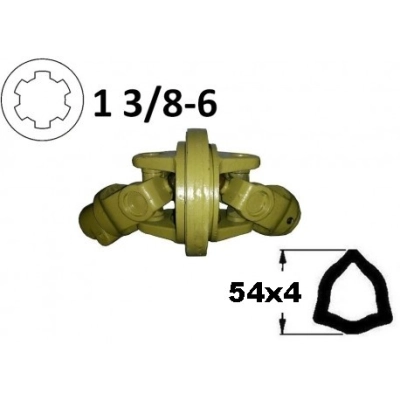 Kompletny przegub homokinetyczny na rurę 54mm