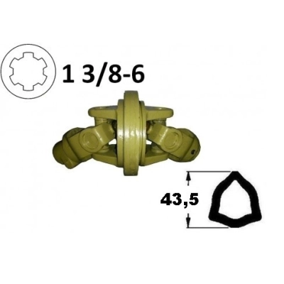 Kompletny przegub homokinetyczny na rurę 43,5mm