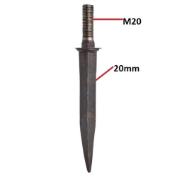 Ząb brony polowej prosty kwadrat M20