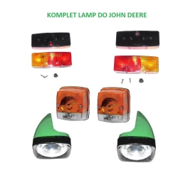 Komplet lamp John Deere AL35176, AL64947, de13523, de13524