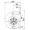 7700028611 Dmuchawa nagrzewnicy wentylator nawiewu kabiny ciągnik RENAULT 110-54 120-54 133-54 145-54 155-54 CERES
