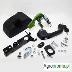 AL115310, Zamek drzwi lewy kpl. John Deere 7130, 7230, 7330, 7430, 7530,