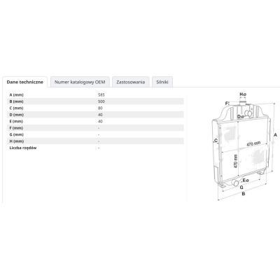 chłodnica układu chłodzenia deutz mk3