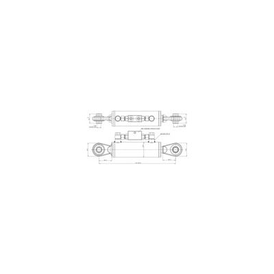 Łącznik górny hydrauliczny kat.1-1,