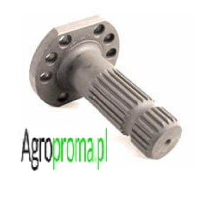 3790903M2, Końcówka wom wałka przekaźnika mocy MASSEY FERGUSON 6130, 6140, 6150