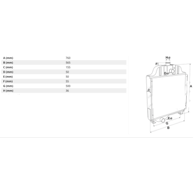 radiator Case MXM140 MXM155