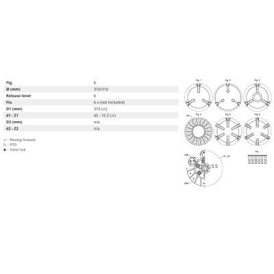 231010510, Docisk sprzęgła, Sprzęgło NEW HOLLAND TL70A TL80A TL90A