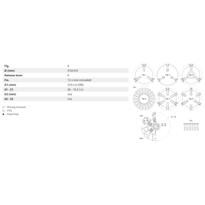 231008710, Docisk sprzęgła, Sprzęgło CLAAS 426 436 446 456 310 320