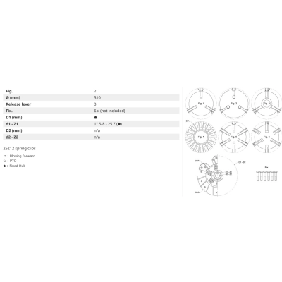 131005110, Docisk sprzęgła, Sprzęgło MASSEY FERGUSON 352 355 360 362 365